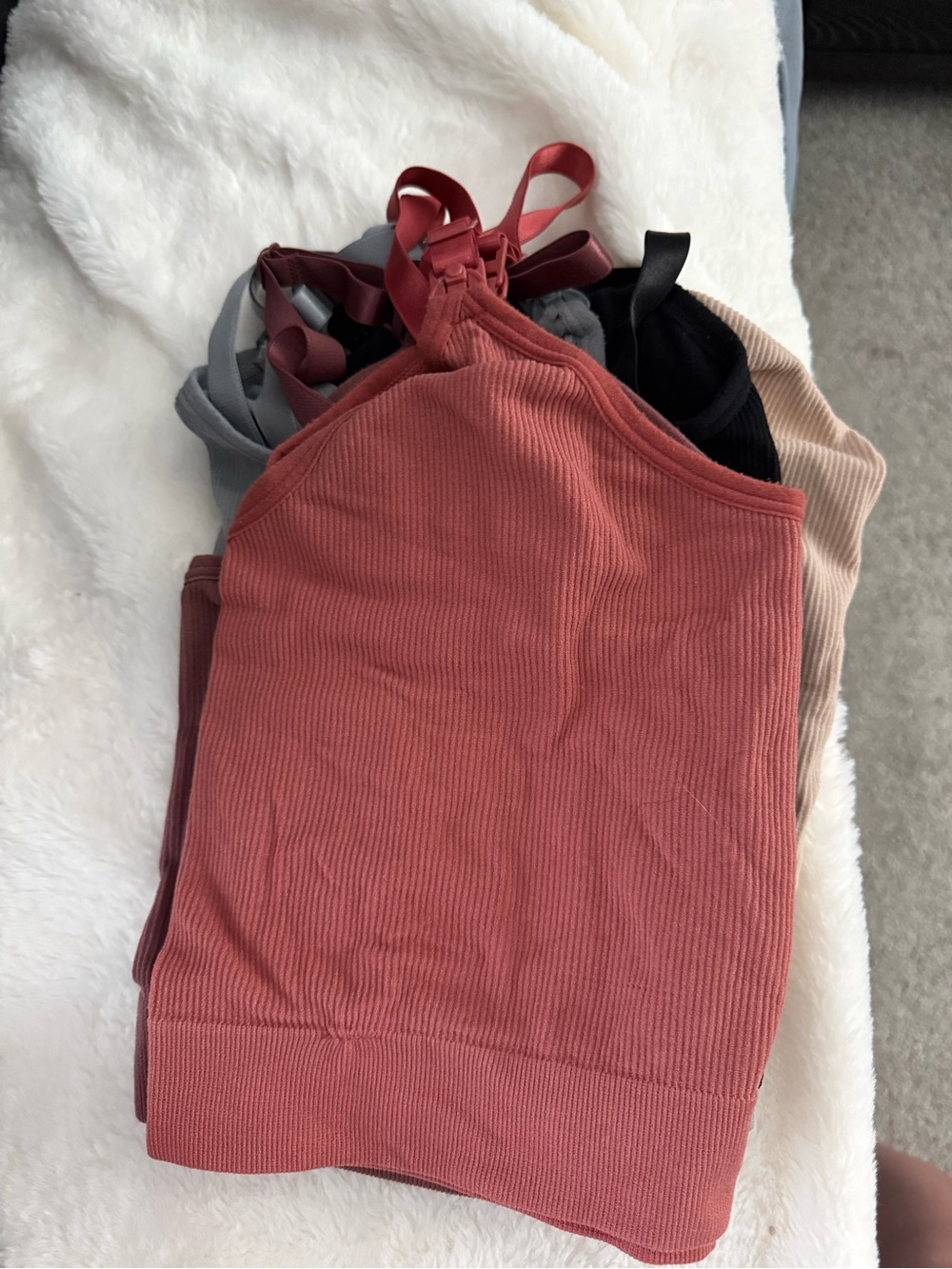 Ribbed Nursing Bralette - MATERNITY
